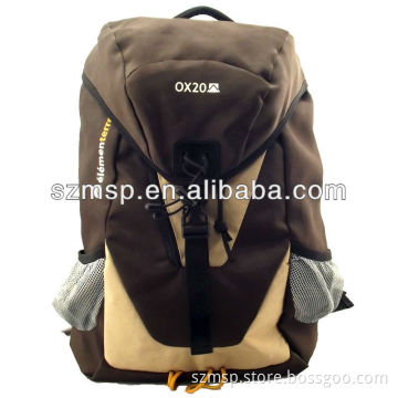Nylon hiking backpack for mountain climbing